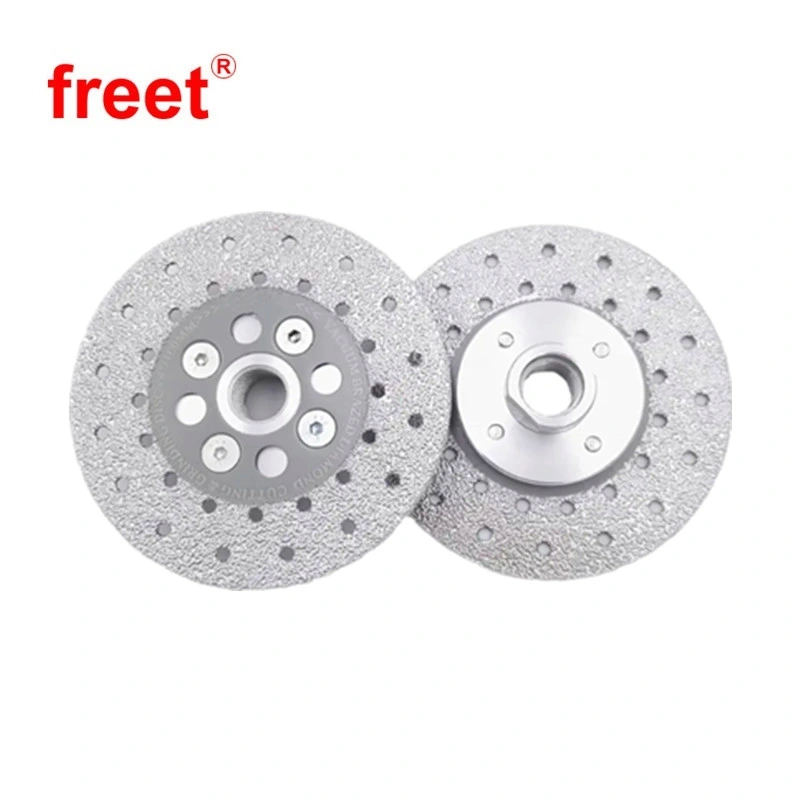 5/8-11 Arbor Vacuum Brazed Fast Cutting Shaping Diamond Grinding Wheel Disc Blade