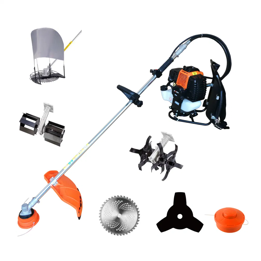 Popular Multi Function Garden Tools Brush Cutter 52cc Grass Trimmer Machine