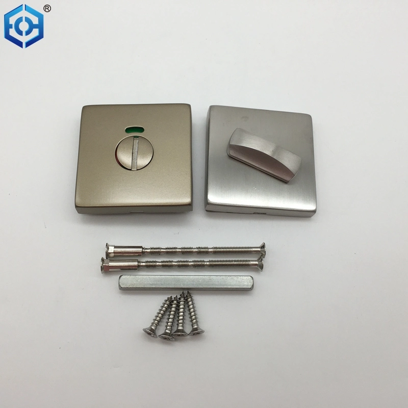 Square Stainless Steel Thumb Turn and Release with Indicator