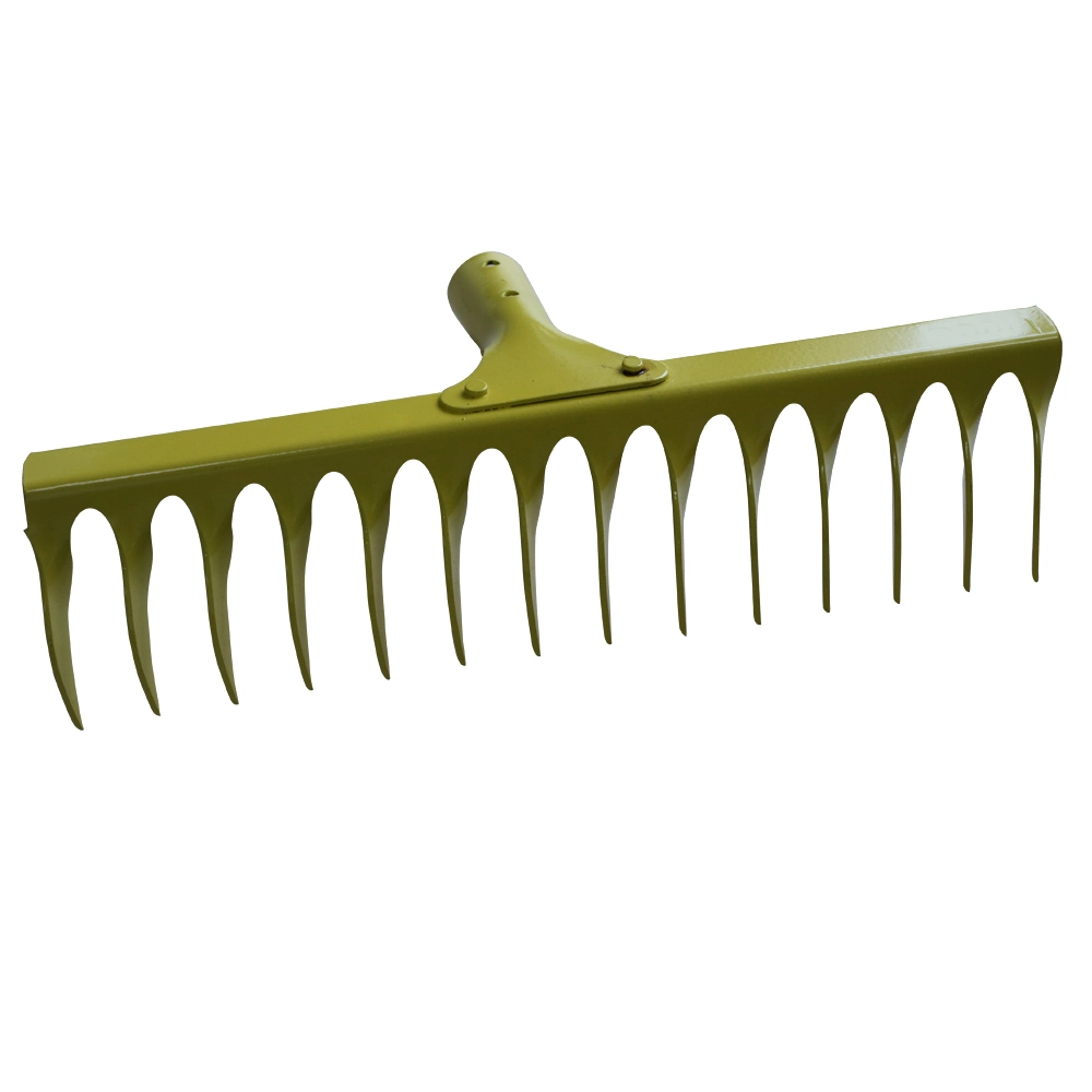 High Quality Hardware Hand Garden Tool Carbon Steel 18 Teeth Rake Garden Rake