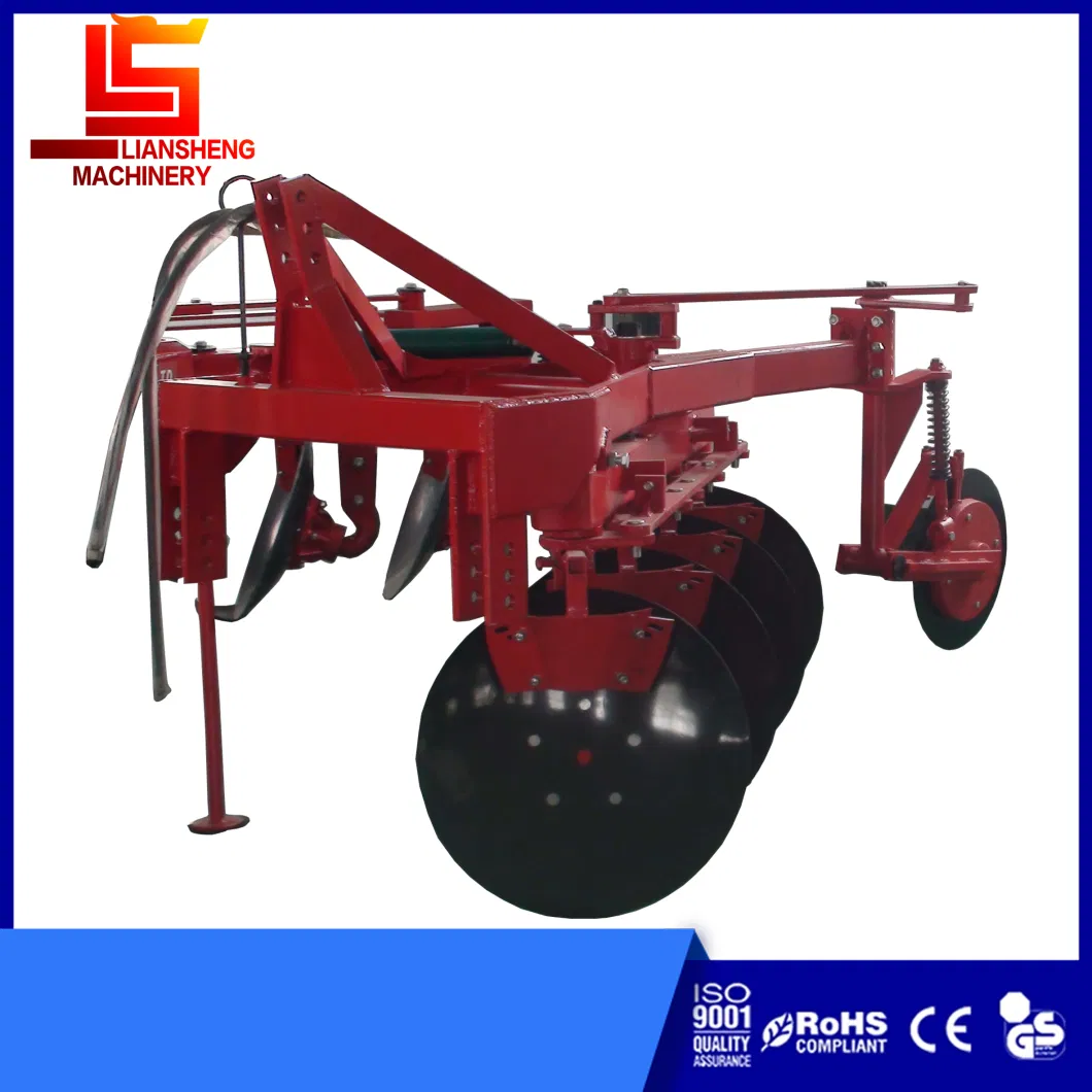 Made in China High Quality, Hydraulic Disc Plow Tillage Width 0.75-1.5 M. Tillage Depth Is 25-30 Cm, Standard Three-Point Suspension for Four-Wheel Tractors.