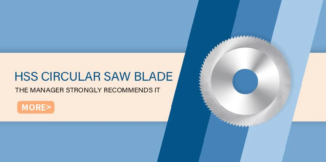 High Quality Metal Cutting HSS Circular Saw Blade HSS Slitting Saw and Milling Cutter