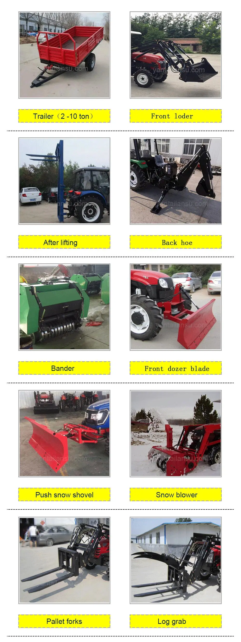 CE China Factory Mini Motocultor Diesel Prices Power Weeder Tiller Cultivator Tractor Rotary Dicher Parts