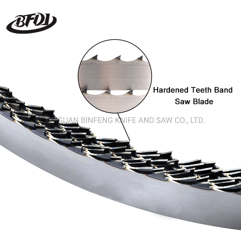 124 C75s Quenching Hardened Teeth Band Saw Blade for Hard Wood Cutting