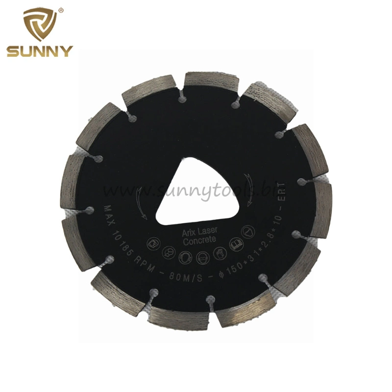 6 Inch 150mm Soff Cut Early Entry Diamond Cutting Disc Laser Welded Diamond Saw Blade