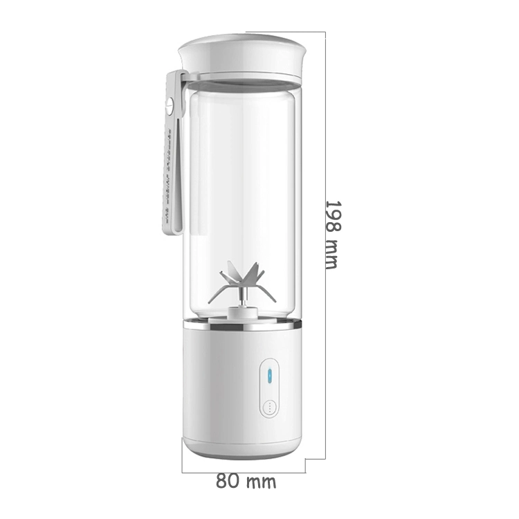 Fruit Juicer Rechargeable Juicer Blender 6 Blade 500 Ml Mini Portable