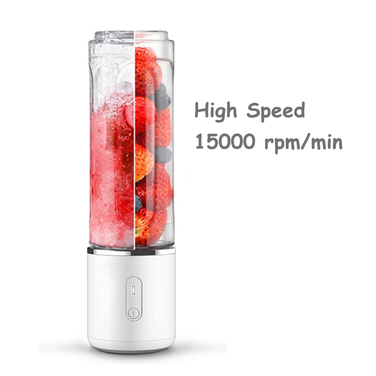 Fruit Juicer Rechargeable Juicer Blender 6 Blade 500 Ml Mini Portable