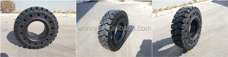 Forklift Rims Split Type and Two Piece Type for Tire 700-12 6.00-9 650X10 500-8 Easy Assembly