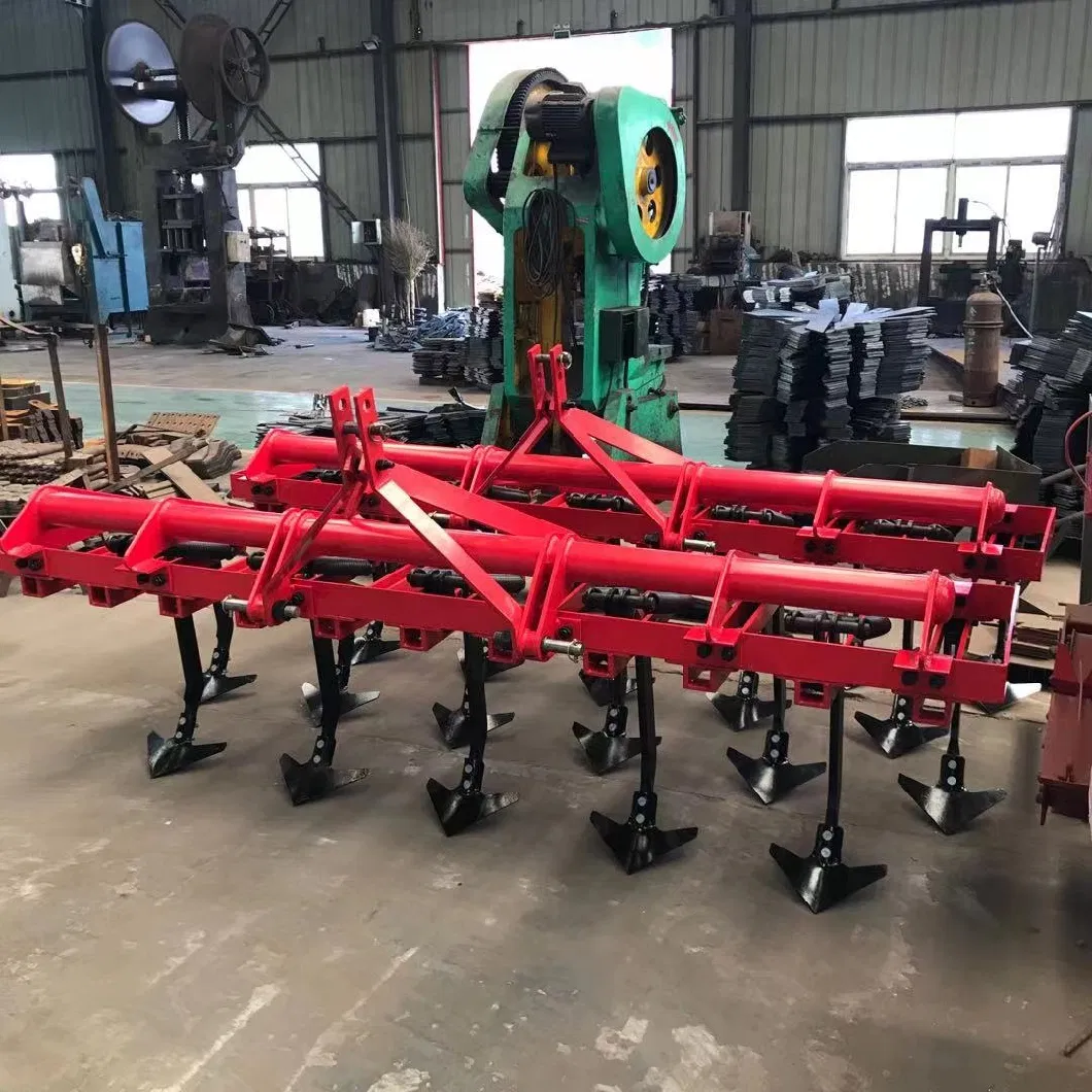 Agricultural Kubota Tractor Cultivator Farm Implement 3-Point Mounted Cultivator Tiller Spring Cultivator