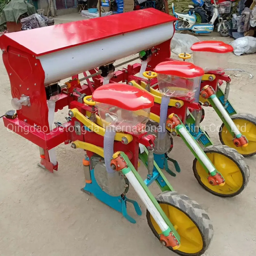 Discount Sales 3 Rows Transplanters Corn Seeder with Fertilizer Walking Tractor Planter for Sell