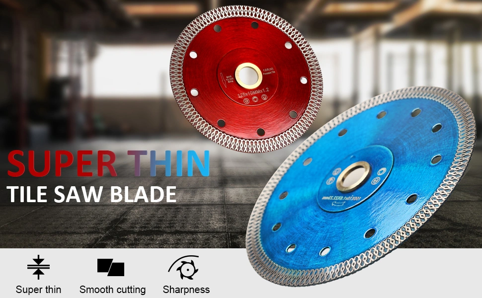 4 Inch 115 mm Turbo X-Shaped Diamond Saw Blade for Granite and Concrete Cutting Disc/Tile Cutter Super Thin Tile Saw Blade/Diamond Disc with Big X Turbo