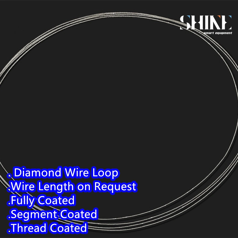 Durable Diamond Wire Cutter Blade for Semiconductor Silicon Sapphire Block Slicing Wafering