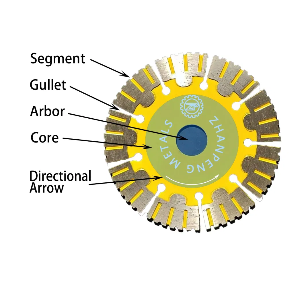 High Efficiency 350mm Diamond Cutting Disc Circular Saw Blade for Marble