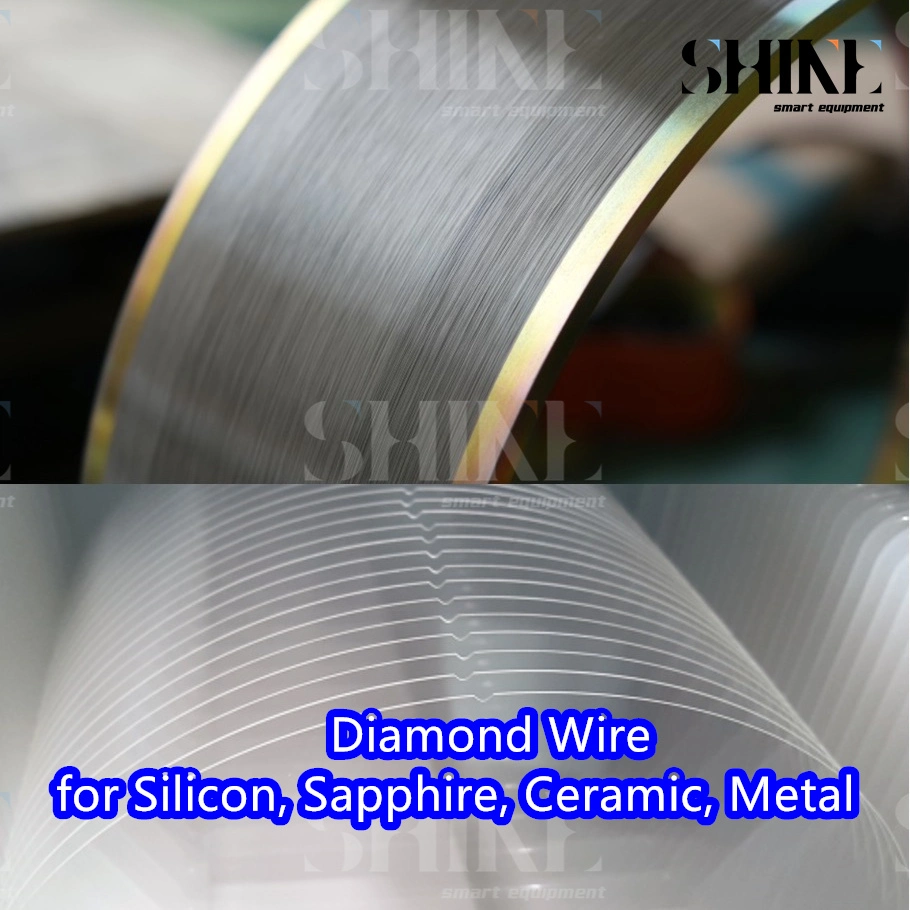 Durable Diamond Wire Cutter Blade for Semiconductor Silicon Sapphire Block Slicing Wafering