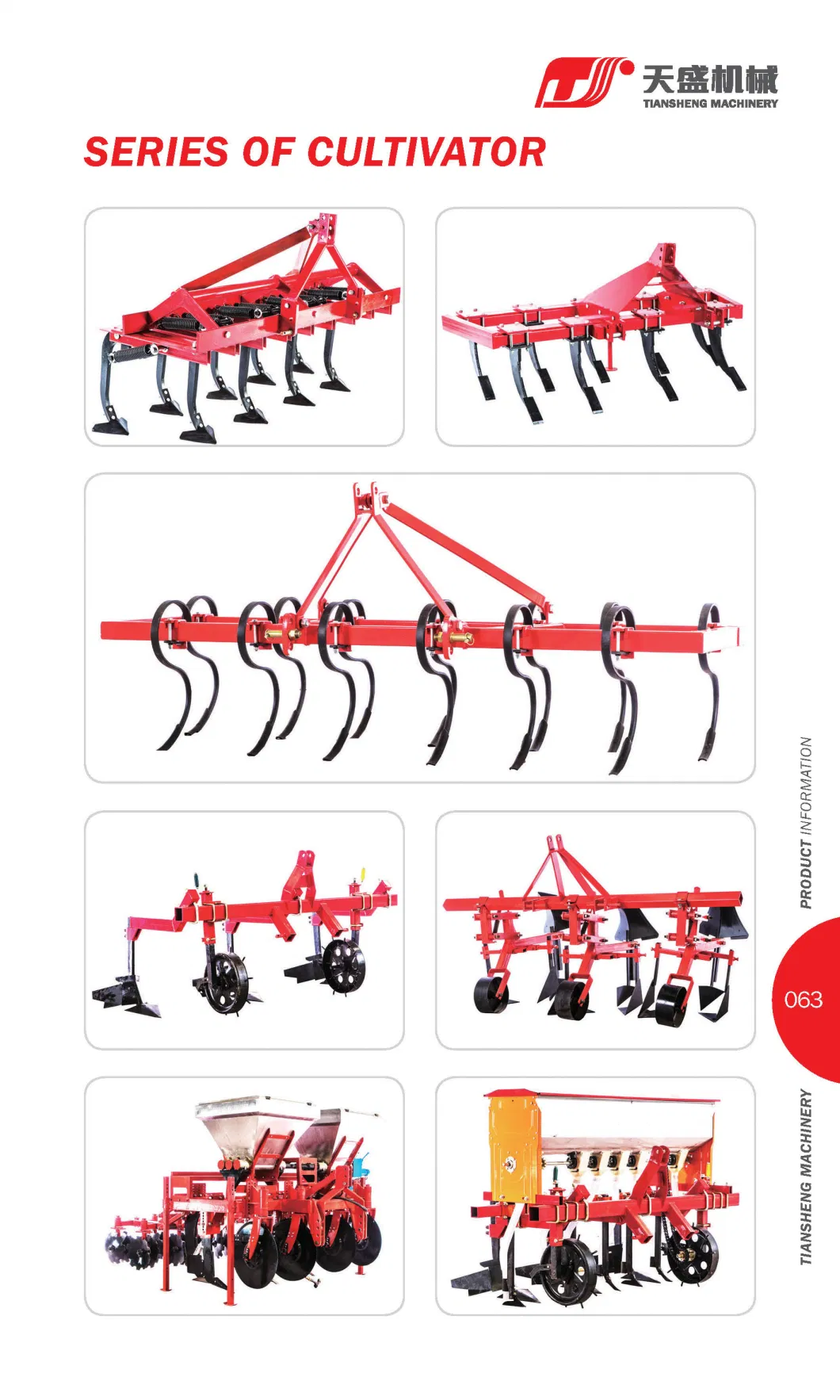 Rotary-Driven 3-Point Suspension Device of Tractor and Driven by Pto Disc Plow Plough