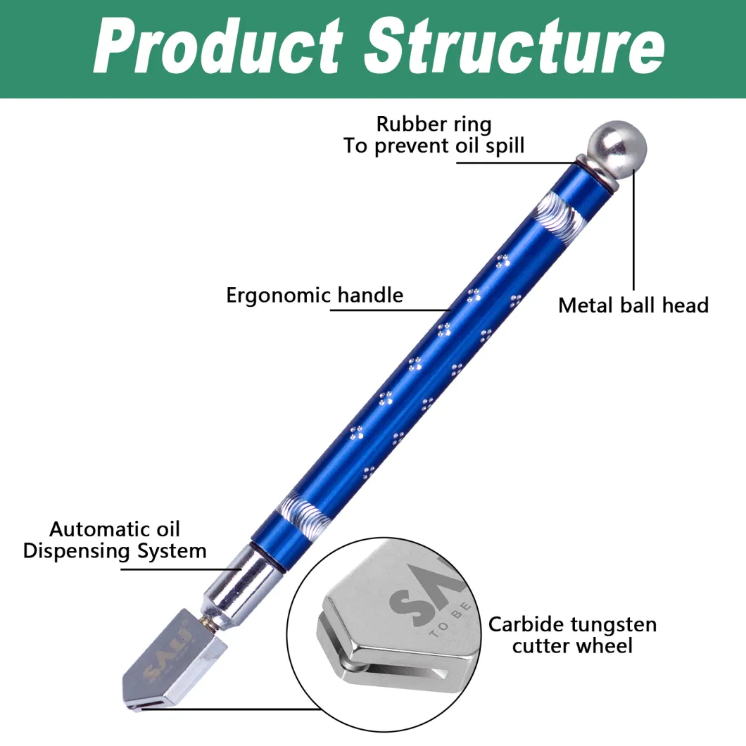 Sali 181mm Metal with Cemented Carbide Blade Glass Cutter