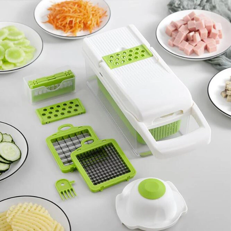 Homemaker No Tears Onion Chopper Slicer Dicer and Grater Heavy Duty Vegetable, Fruit Cheese Cutter 3 Blades Set Esg11909