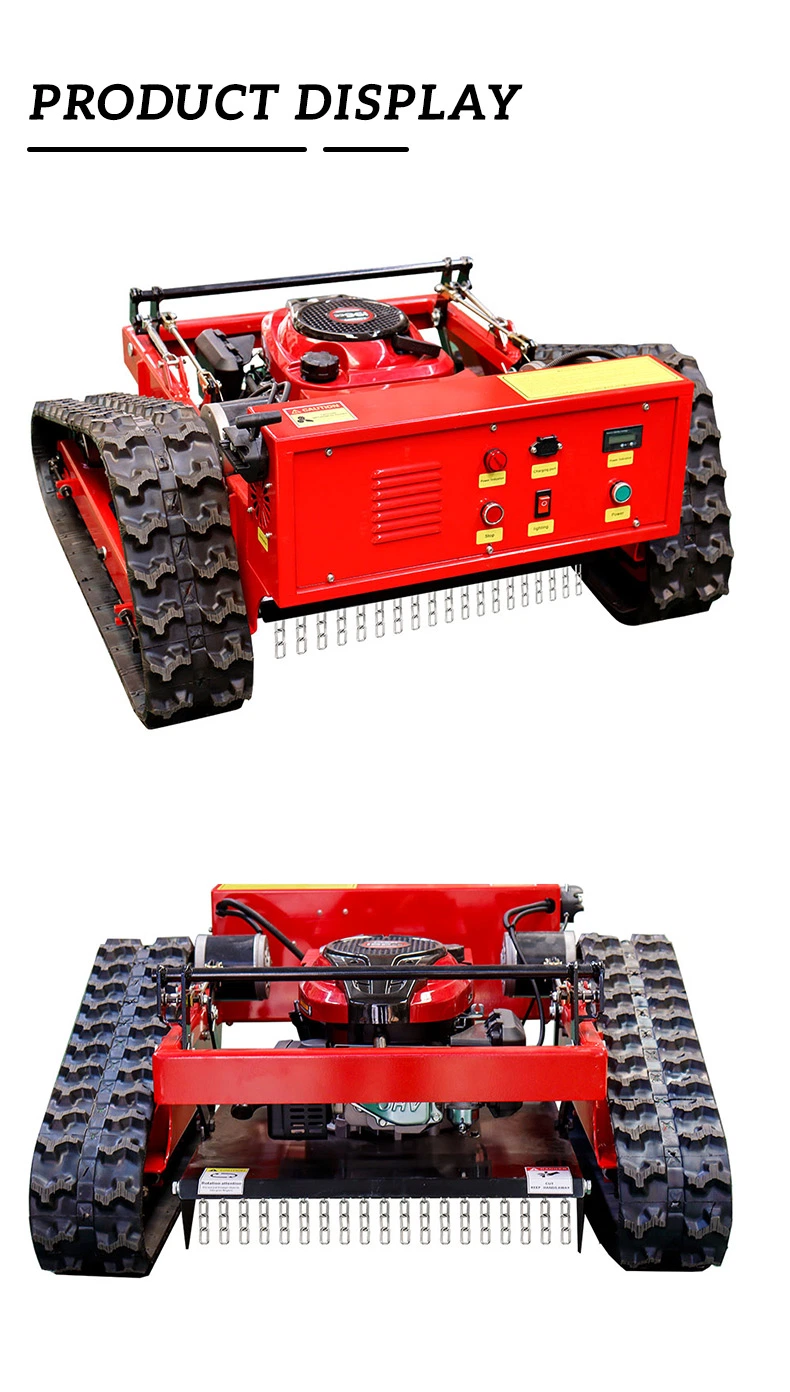 2022 New Crawler Remote Control Robot Lawn Mower/Grass Cutting Machine for Garden Farm Use