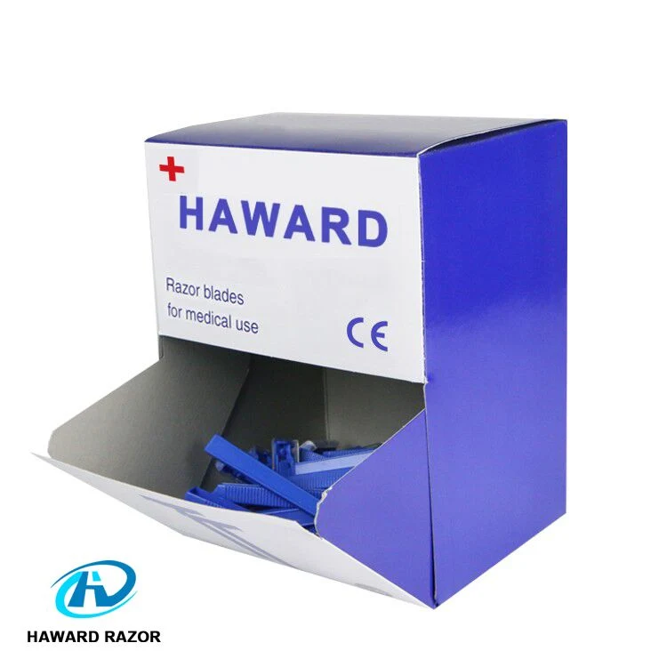 Hygiene Hard Plastic Handle Single Blade with Comb Medical Razor/ Surgical Razor/ Prepare Razor