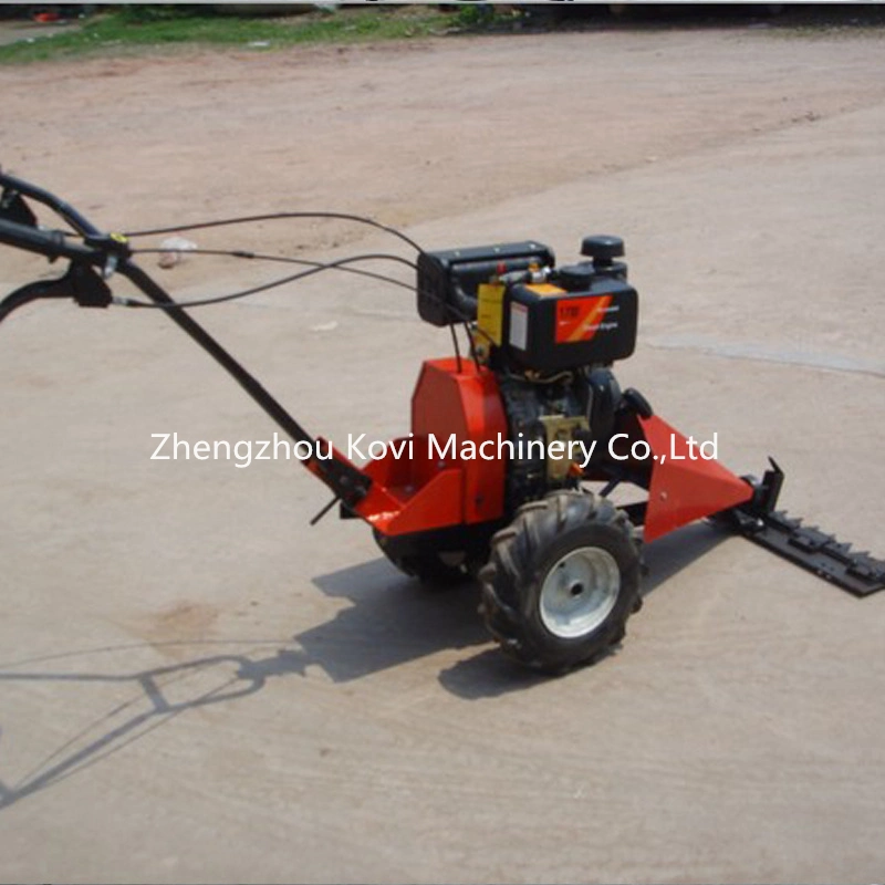 Three Gears Gasoline Diesel Engine Garden Lawn Hand Push Mower Tractor Glass Cutting Machine