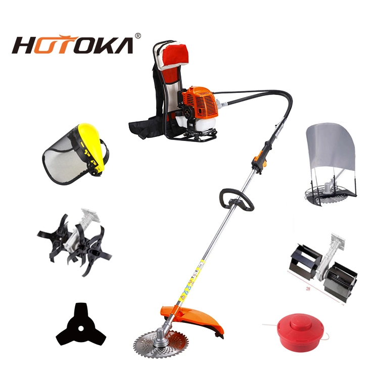 Popular Multi Function Garden Tools Brush Cutter 52cc Grass Trimmer Machine