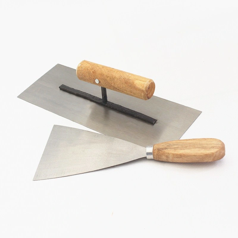 Carbon Steel Putty Knife Bricklaying Trowel Scrapers Plastering Tools