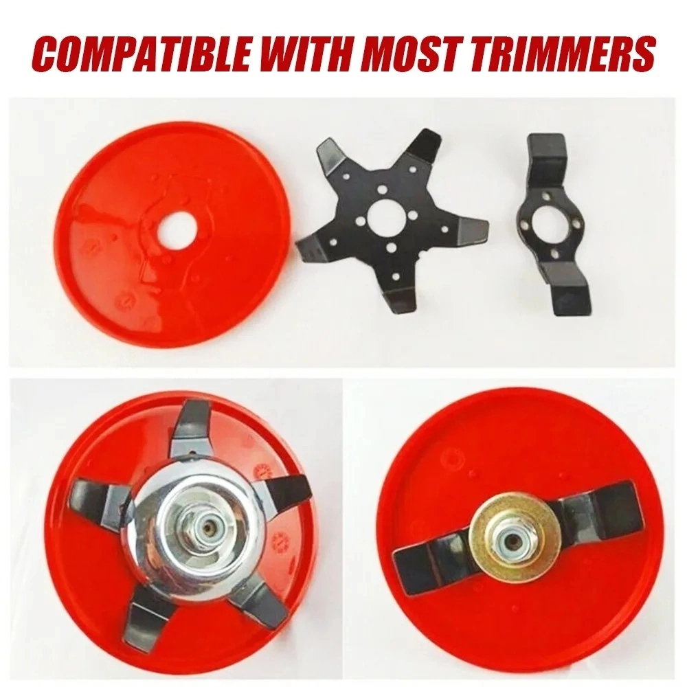 Universal Brush Cutter Blade Trimmer Head Metal Blades Trimmer Garden Grass Paddy Field Dry Land Lawn Mower Machine Tool