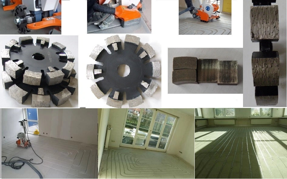 125mm Laser Welded Motar Raking Tuck Point Floor Heating Diamond Saw Blades for Hard Concrete Protection Teeth