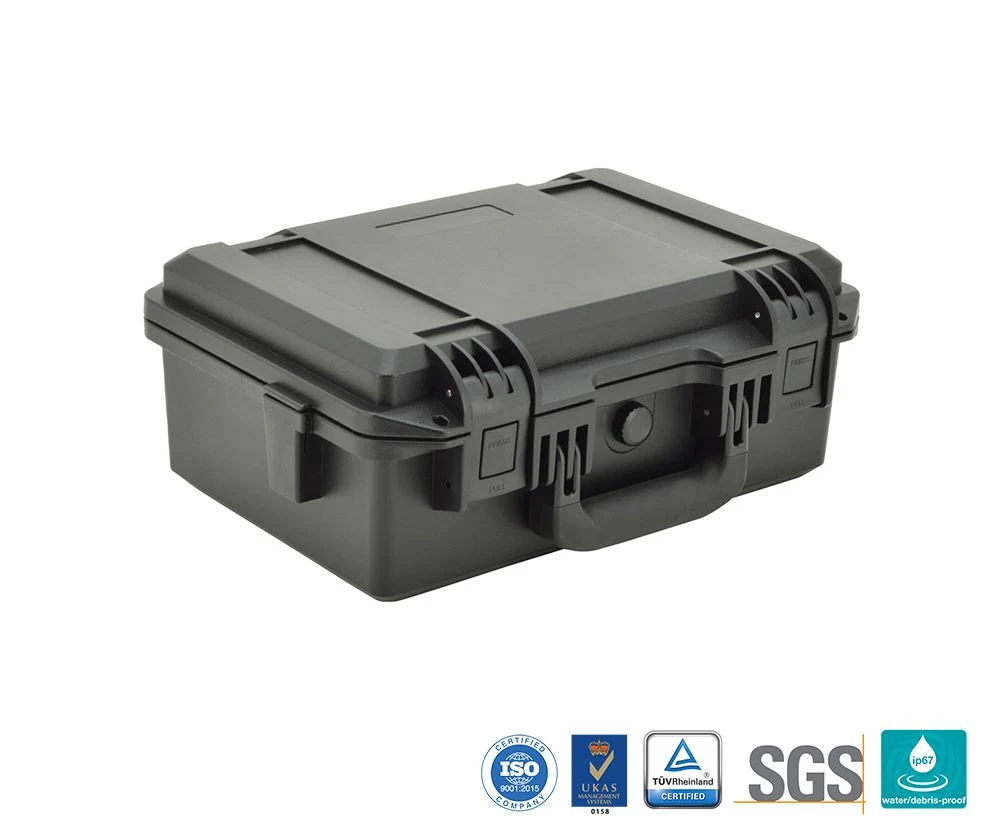 Plastic Small Hard with Foam ABS/PP Flight Case Waterproof Carrying Dustproof Tool Box Handle Tool Case