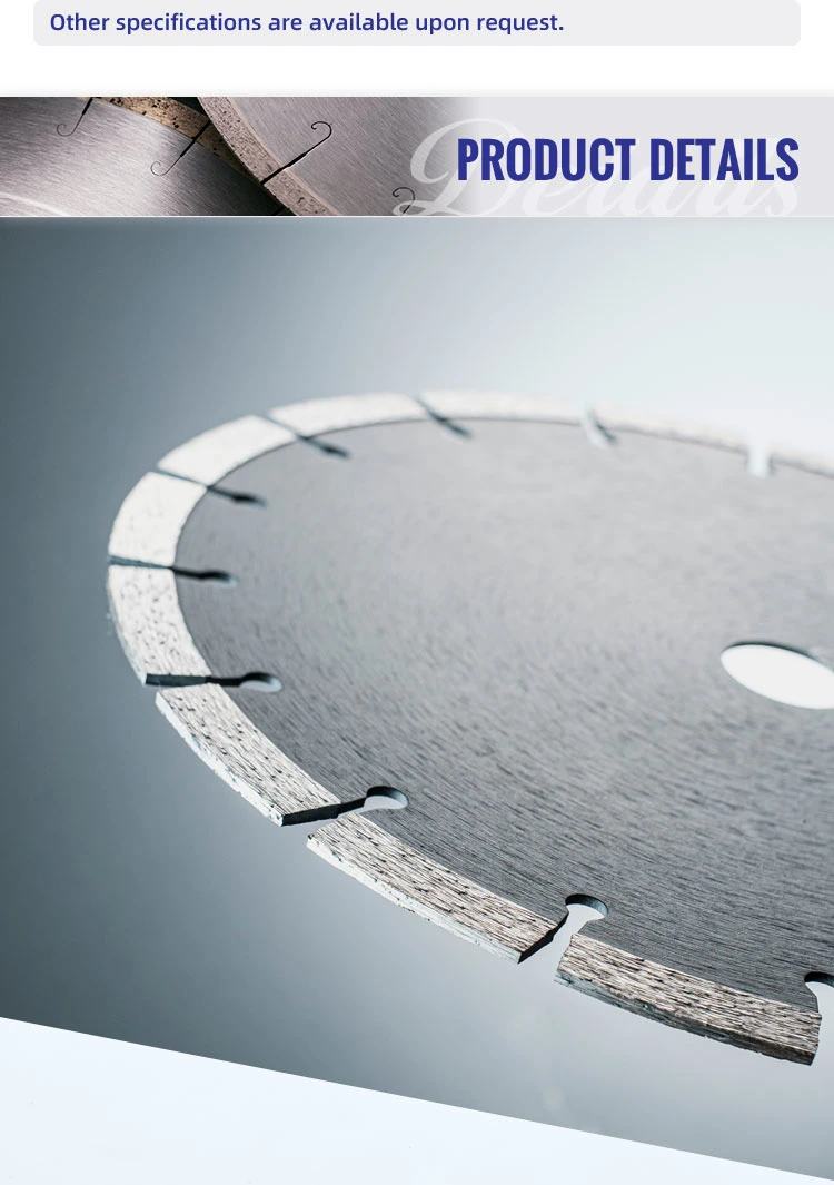 Turbo Cutting Disc Saw Blade for Granite and Marble Sheets