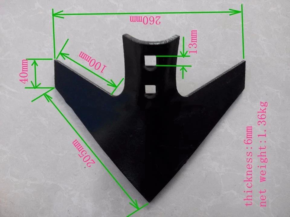 Drawing Customized Cultivator Knife Rotary Tiller Blade