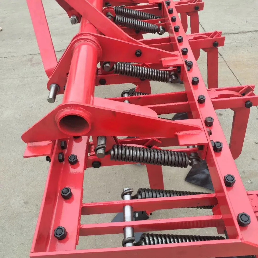 Agricultural Kubota Tractor Cultivator Farm Implement 3-Point Mounted Cultivator Tiller Spring Cultivator