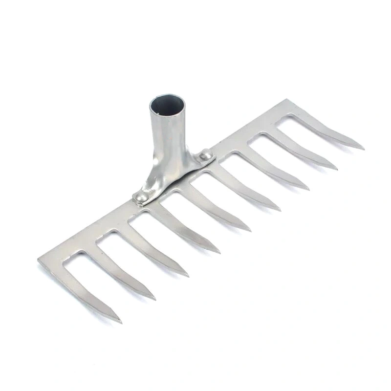 Carbon Steel Garden 12 Teeth Garden Lawn Rake