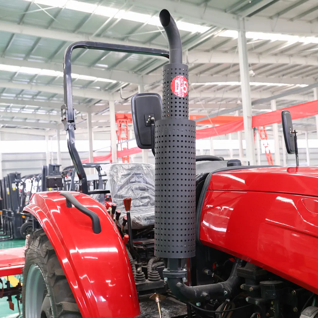 Agricultural Mini Farm Tractors with Front End Loader Machine Walk-Behind Tractor with Disc Plow 4X4 Tractor