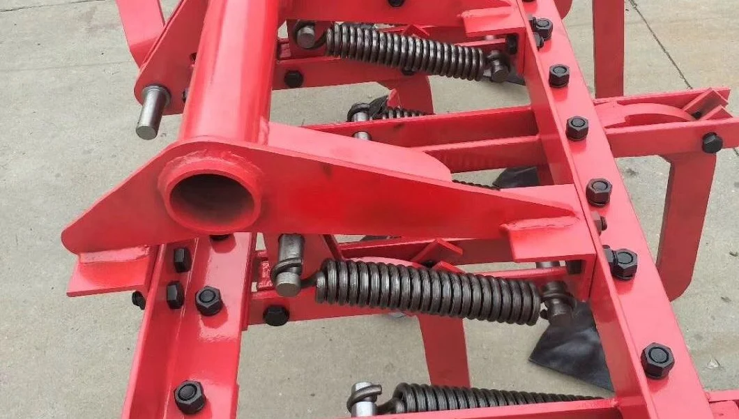 Agricultural Kubota Tractor Cultivator Farm Implement 3-Point Mounted Cultivator Tiller Spring Cultivator