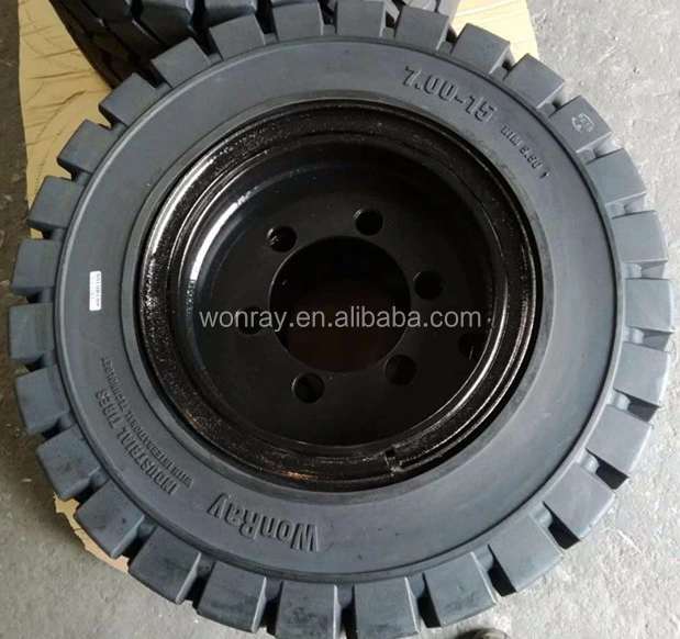 Forklift Rims Split Type and Two Piece Type for Tire 700-12 6.00-9 650X10 500-8 Easy Assembly