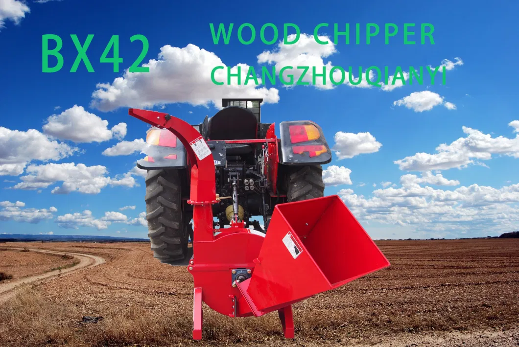 Qianyi Hot Sale Garden Tree Shredder Wood Grinder 25HP Wood Chipper