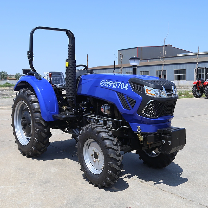 Agricultural Mini Farm Tractors with Front End Loader Machine Walk-Behind Tractor with Disc Plow 4X4 Tractor