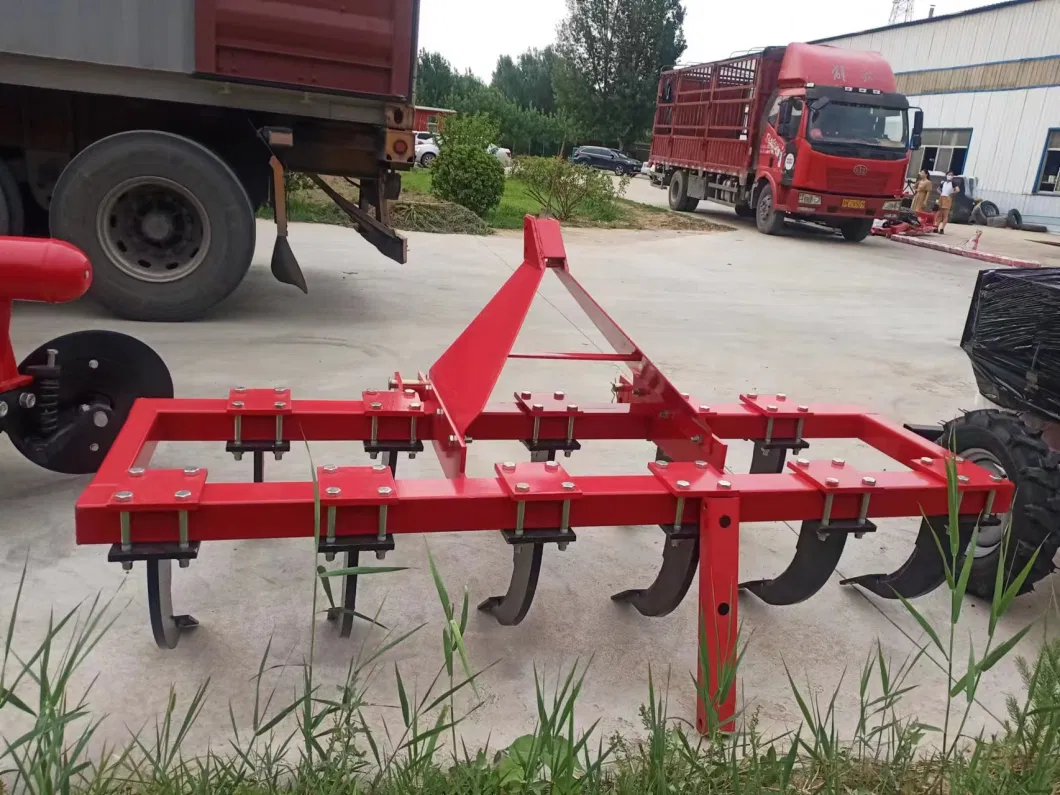 Agricultural Tractor Mounted 9 Tines Spring Cultivator Weeding Machine for Sale