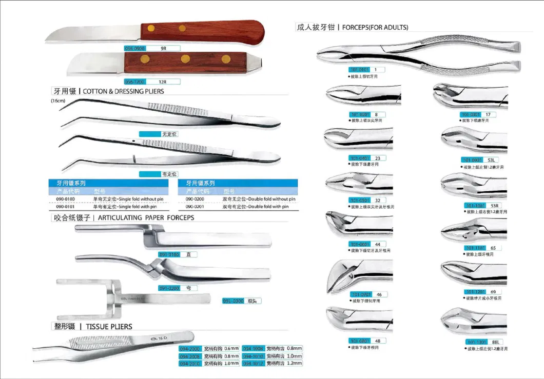 Wooden Handle Dental Plaster Knives for Mixing Alginate