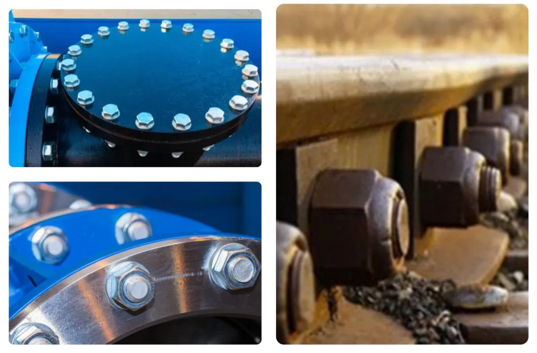 Customized Fasteners Bolts and Nuts Hex Socket Bolt Carriage Bolt T Bolt Flange Bolt Eye Bolt Square Bolt U Bolt Anchor Bolt Stud Bolt Plow Bolt Structural Bolt