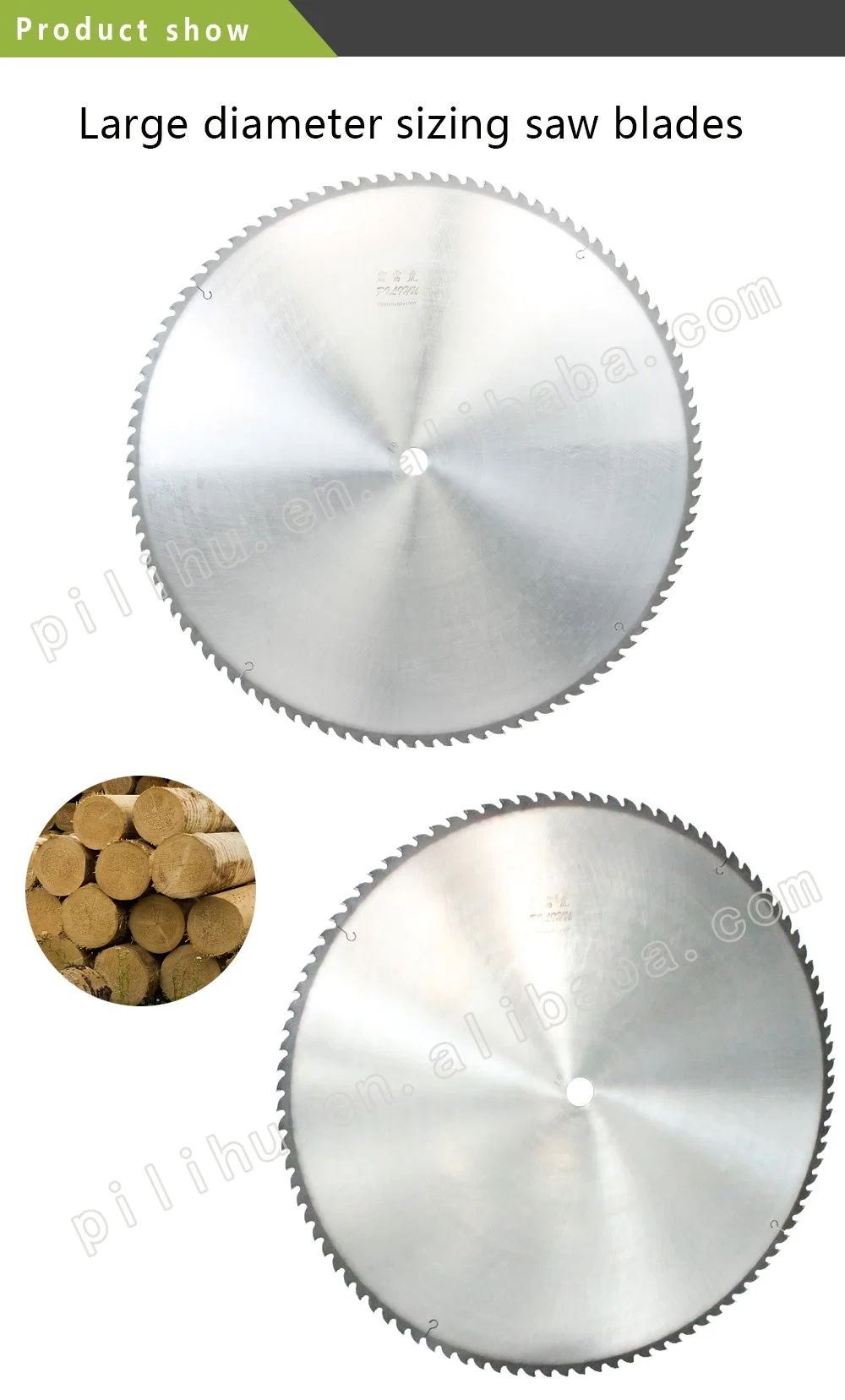 Large Diameter Tungsten Carbide Saw Blade Cut Wood Shredder Blades and Knives