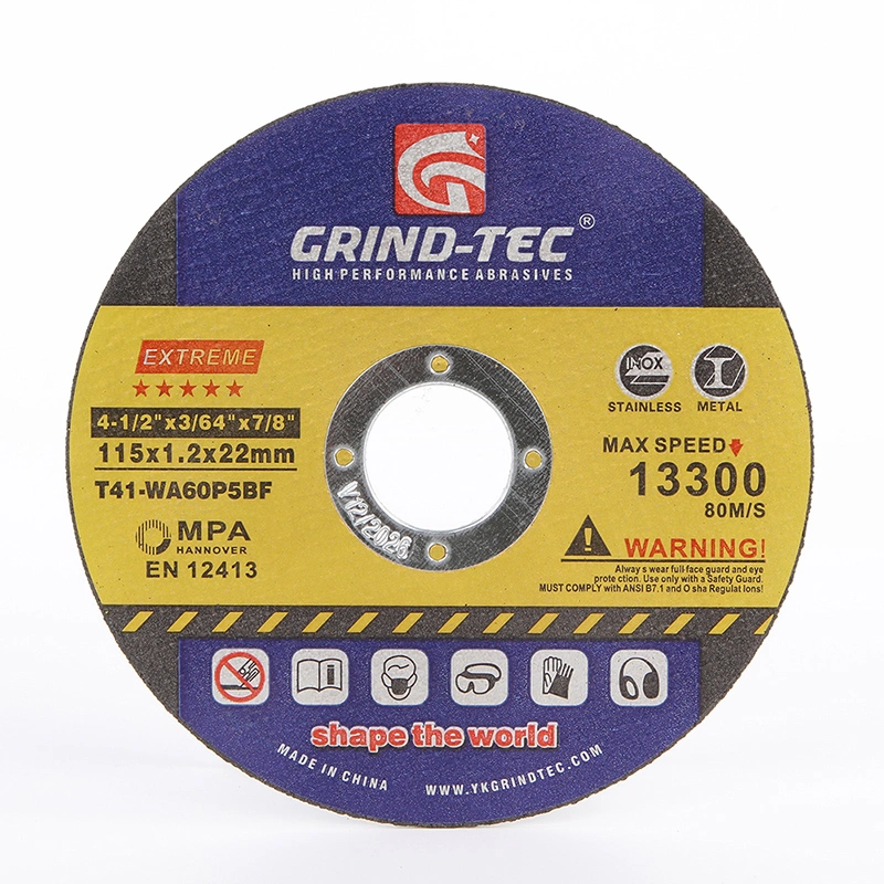 Abrasives Wheel 4.5&quot; 115X1.0X22.23mm Metal Cutting Disc