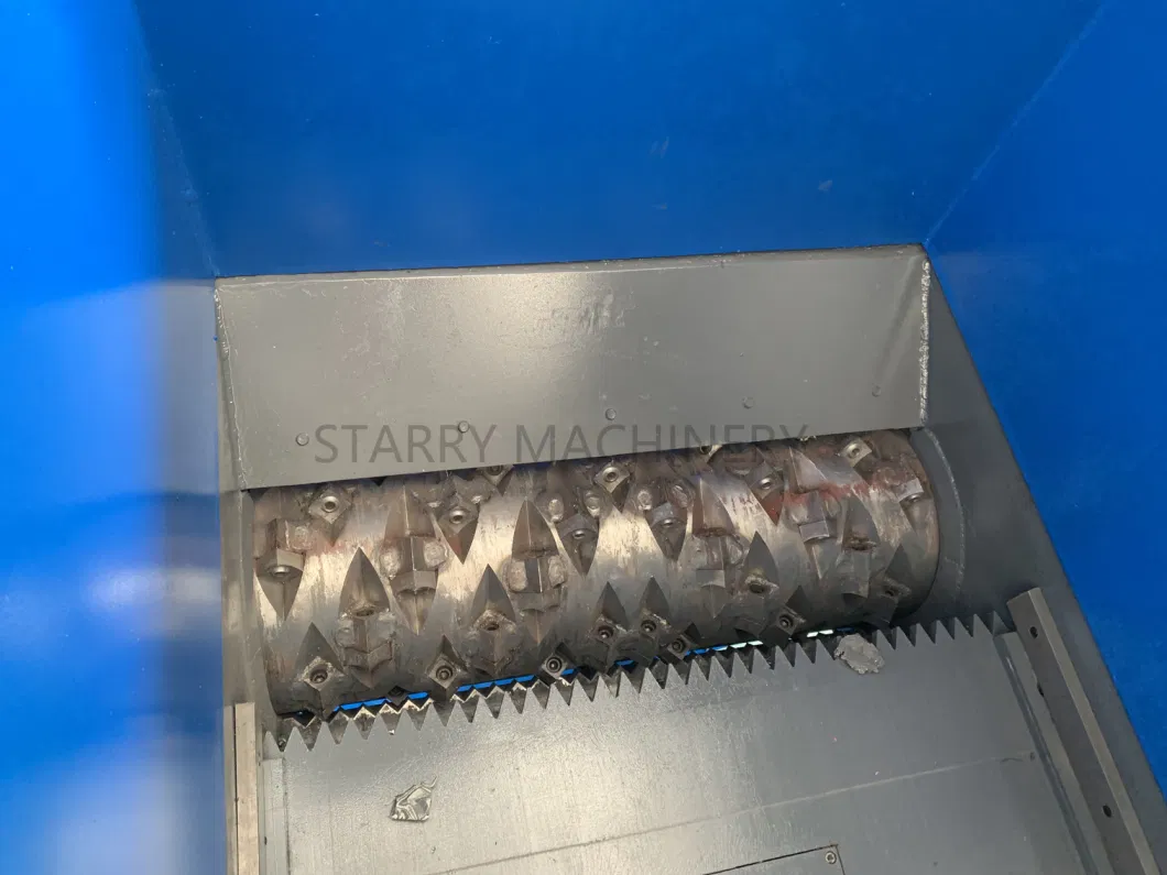 Single Shaft Recycling Paper Shredder Cutting Blades and Knives for Plastic Recycling Machine