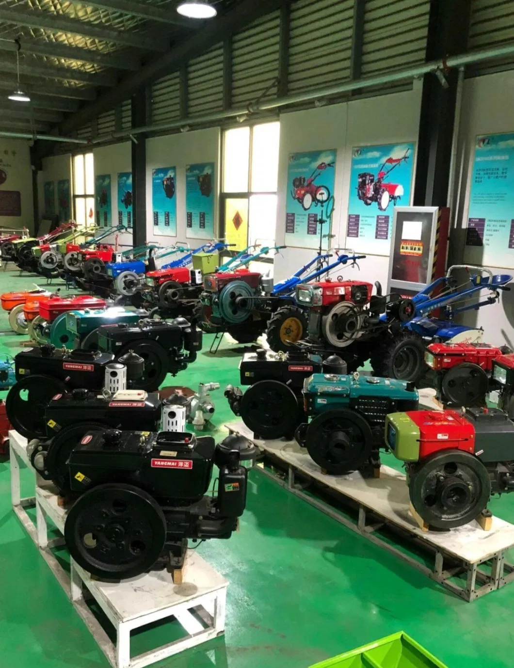 Rotary Cultivator Diesel Engine Petrol Mini Rototiller Farm Machinery Tractor Rear Tine Power Tiller for Agriculture