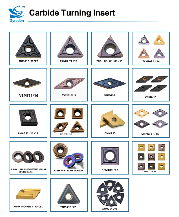 Super Wear-Resistant Triangular Steel Parts Special Rough Turning CNC Blade Tnmg160404/160408/160412-TM