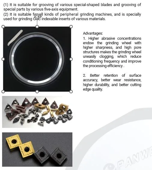 Grinding The Periphery of CNC Hard Alloy Blades with Diamond Grinding Wheels