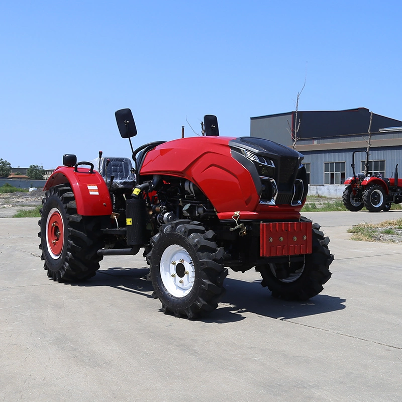 Agricultural Mini Farm Tractors with Front End Loader Machine Walk-Behind Tractor with Disc Plow 4X4 Tractor