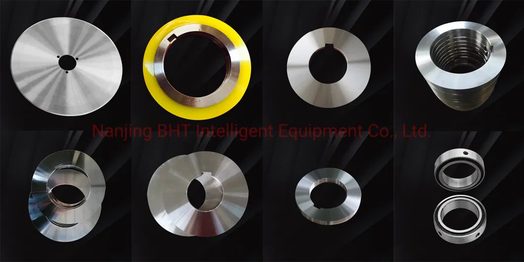 Tungsten Carbide Disc Slitting Knife, Rotary Cutter, Circular Knife Suitable for Lithium Battery/Non-Woven Fabric Cutting