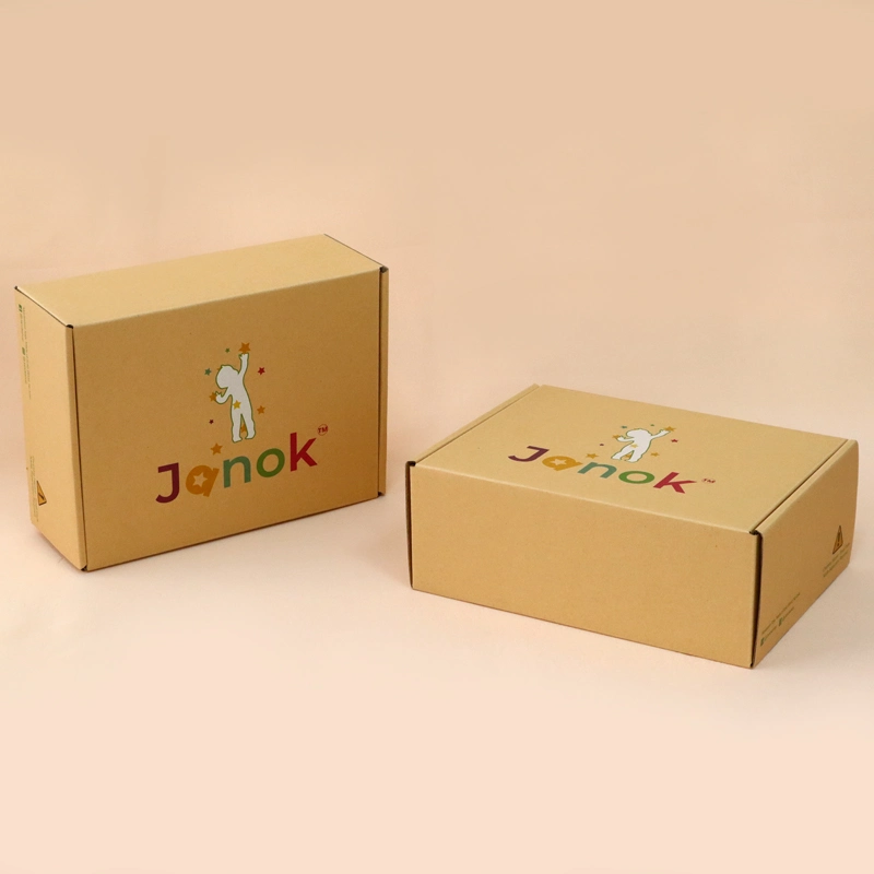 Wholesale Flat Packed Carton Shipping Die Cut Handle Custom Printed Food Grade Brown Kraft Paper Cake Package Box